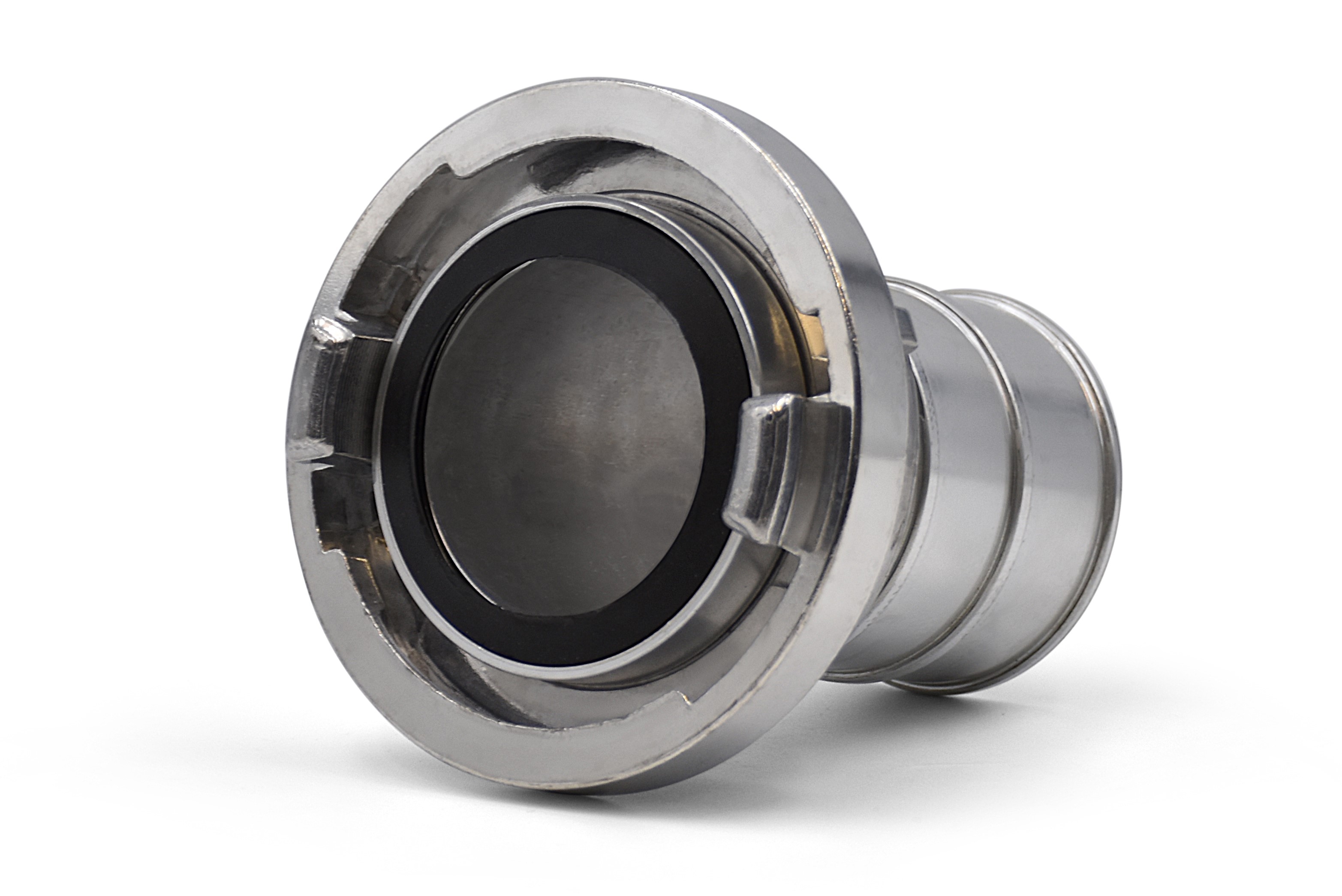 B-75 Storz-Kupplung mit Drehbarer Tülle, Aluminium, Silber, Betriebsdruck max. 16 bar