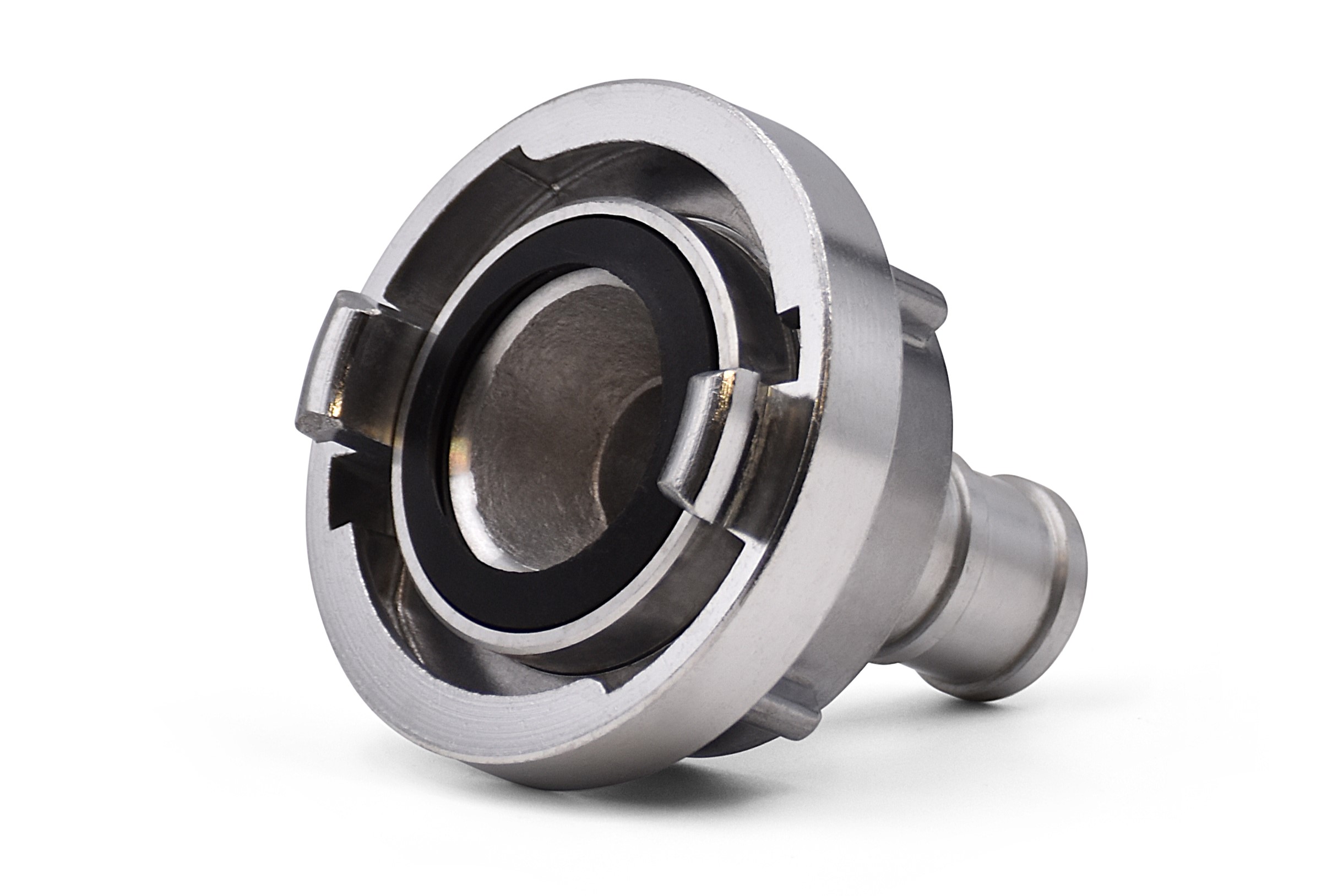 C-32 Storz-Kupplung mit Drehbarer Tülle, Aluminium, Silber, Betriebsdruck max. 16 bar