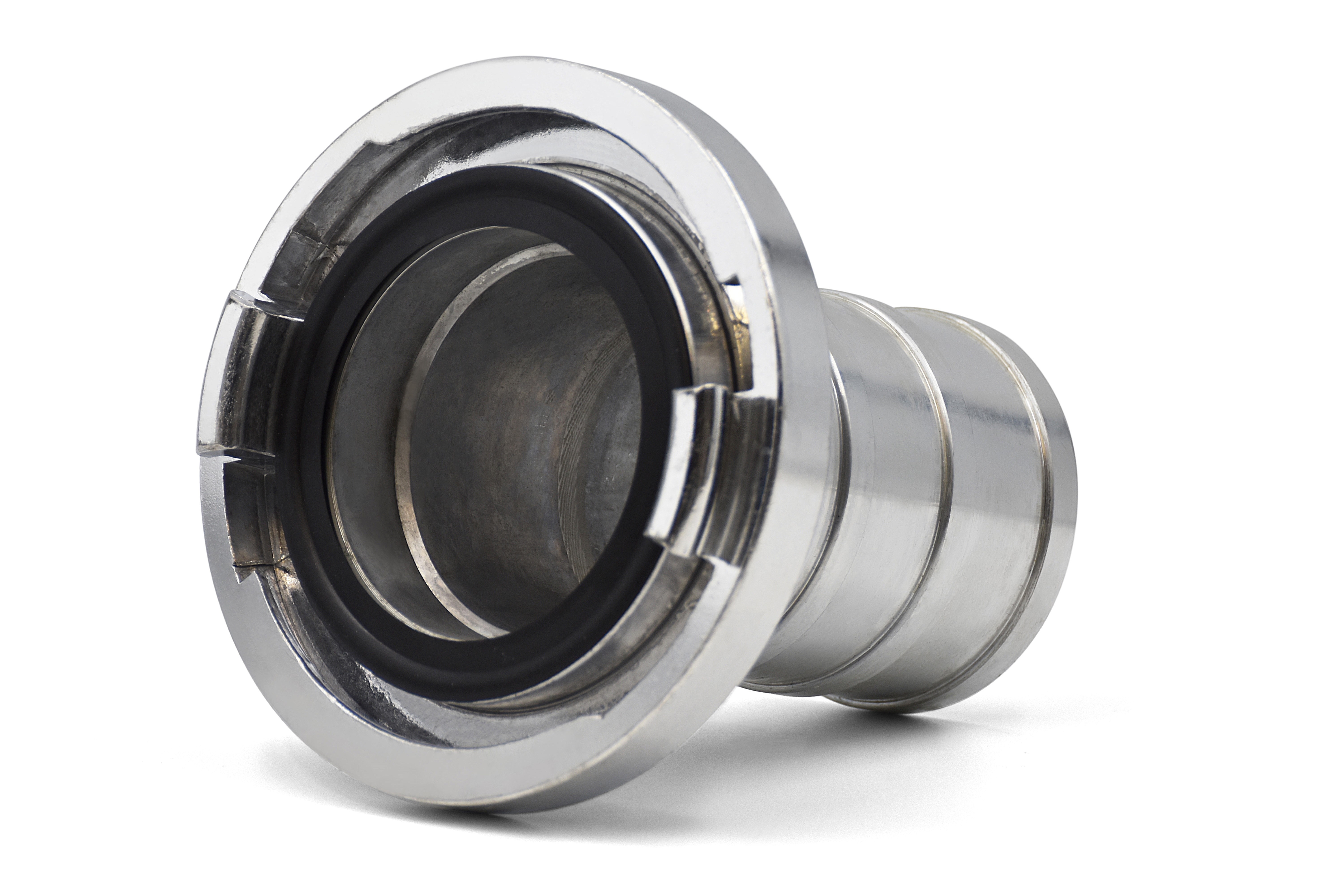 A-100 Storz-Kupplung mit Drehbarer Tülle, Aluminium, Silber, Betriebsdruck max. 16 bar